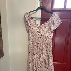 Various women’s dresses